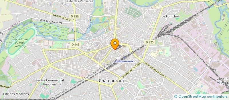 localisation de l'entreprise ICI à CHATEAUROUX