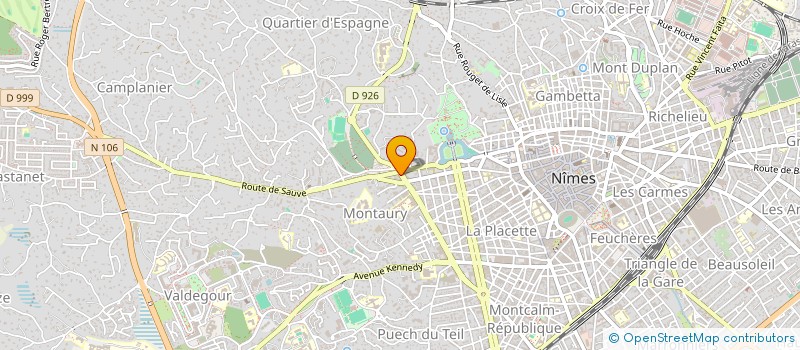 localisation de l'entreprise ICI à NIMES