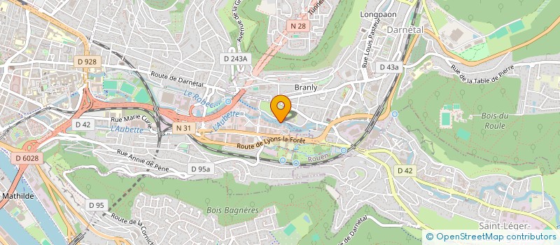 localisation de l'entreprise ICI à ROUEN