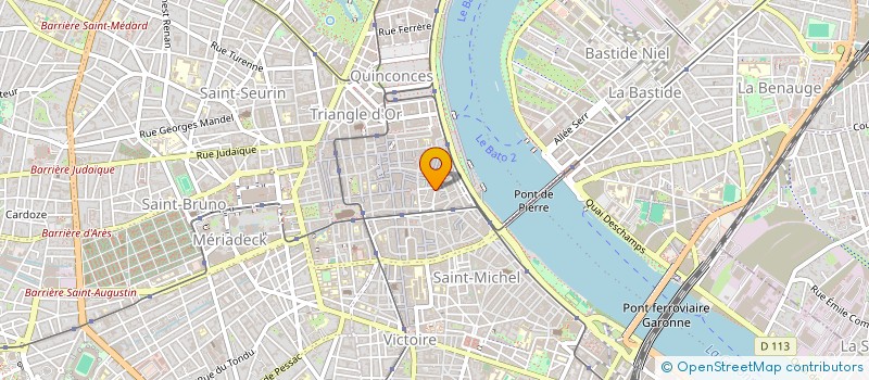 localisation de l'entreprise ICI ARGENTINE LE RESTAURANT  BORDEAUX