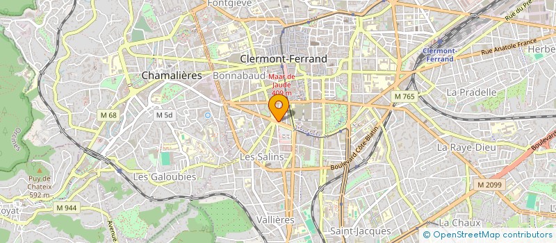 localisation de l'entreprise ICI AUSSI à CLERMONT-FERRAND