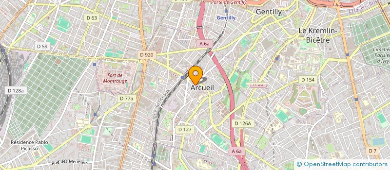 localisation de l'entreprise ICI AUTOMOBILE  VITRY-SUR-SEINE