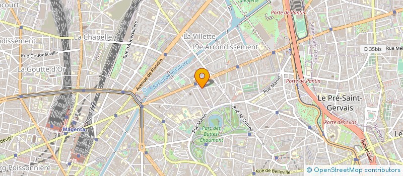 localisation de l'entreprise ICI BARBES à PARIS