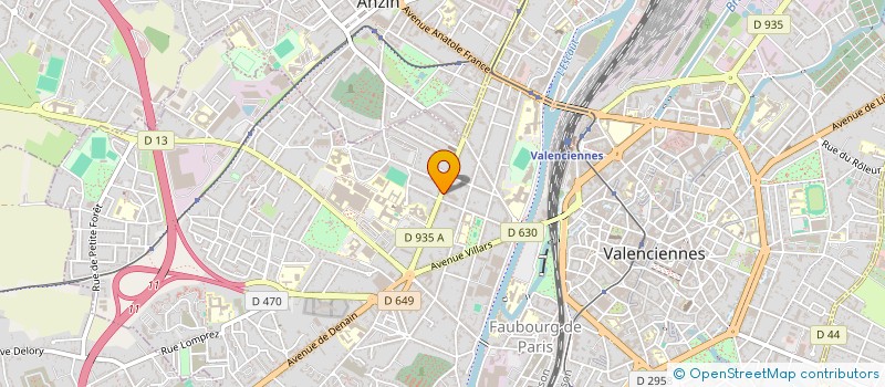 localisation de l'entreprise ICI BEBE  VALENCIENNES