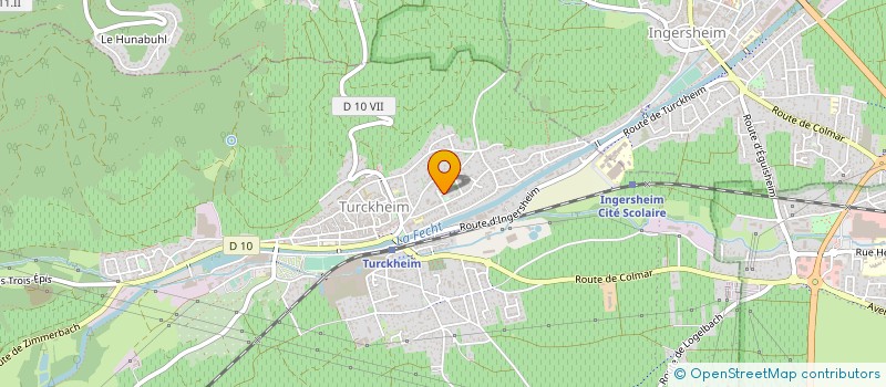 localisation de l'entreprise ICI-BEY AUTOS  TURCKHEIM