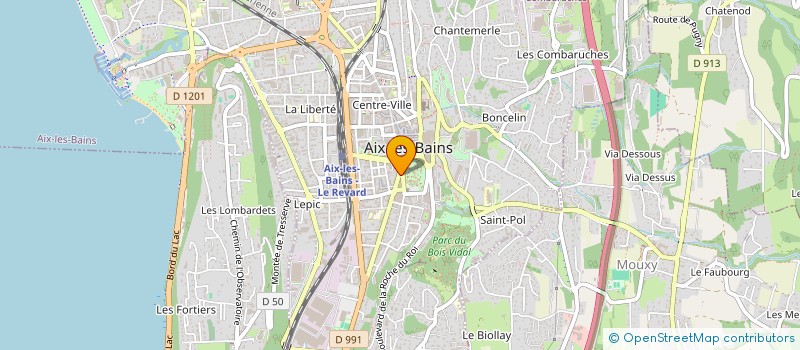 localisation de l'entreprise ICI C'EST CHIC OUTLET  AIX-LES-BAINS