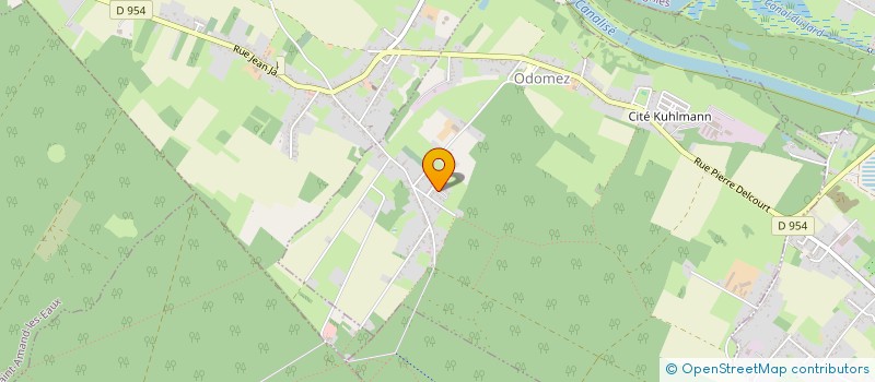 localisation de l'entreprise ICI C'EST PAS VERSAILLES à ODOMEZ