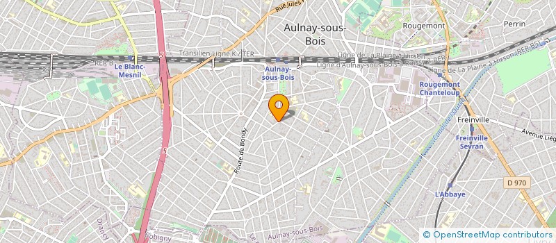 localisation de l'entreprise ICI C'EST PERMIS à AULNAY-SOUS-BOIS