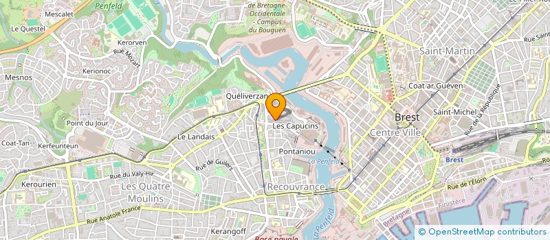localisation de l'entreprise ICI CA SORT à BREST