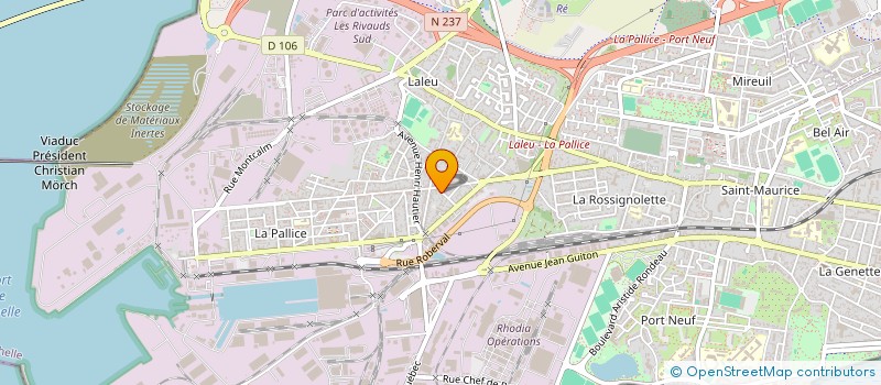 localisation de l'entreprise ICI COMME AILLEURS  LA ROCHELLE