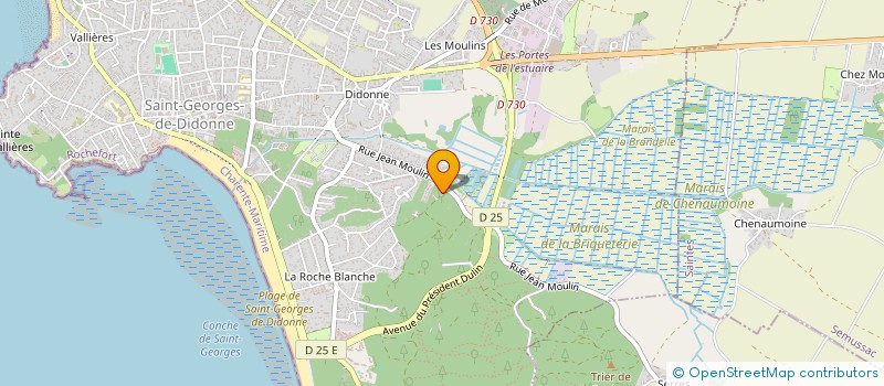 localisation de l'entreprise ICI DEMAIN  SAINT-GEORGES-DE-DIDONNE