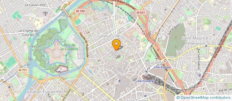 localisation de l'entreprise ICI DESSOUS à LILLE