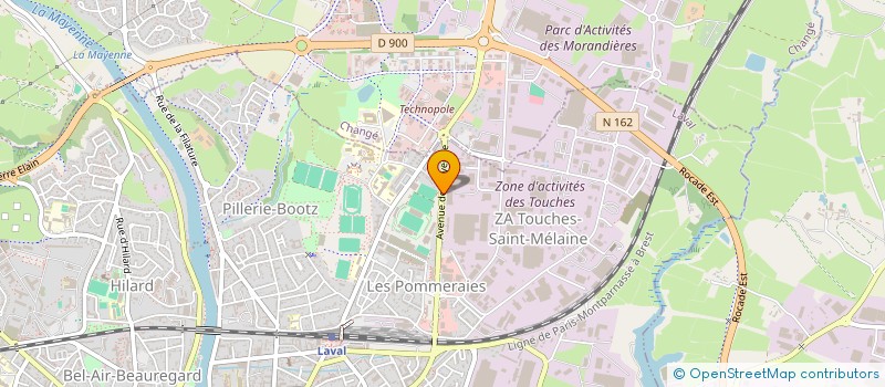 localisation de l'entreprise ICI ET AILLEURS à LAVAL