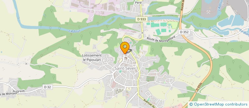 localisation de l'entreprise ICI ET LA à SAINT-SEVER