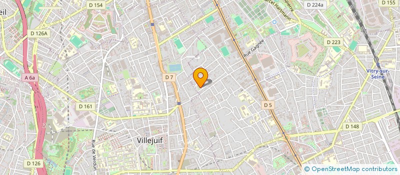localisation de l'entreprise ICI ET LA BAS à VITRY-SUR-SEINE