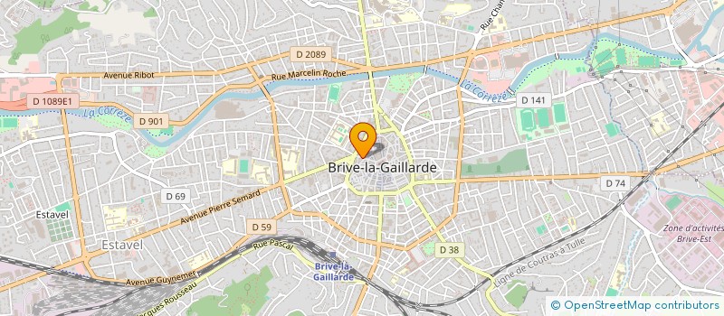 localisation de l'entreprise ICI ET LA STRATEGIE & MERCHANDISING à BRIVE-LA-GAILLARDE