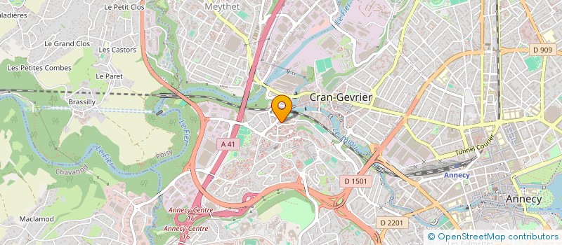 localisation de l'entreprise ICI ET LALIE à ANNECY
