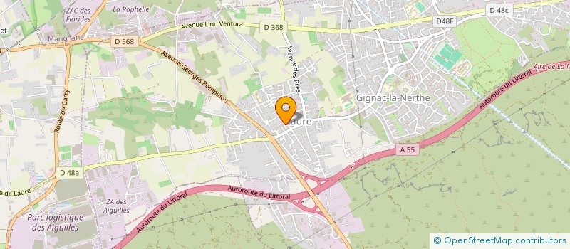 localisation de l'entreprise ICI ET MAINTENANT à GIGNAC-LA-NERTHE