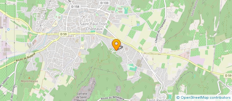 localisation de l'entreprise ICI ET MAINTENANT  SAINT-PAUL-TROIS-CHATEAUX