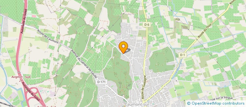 localisation de l'entreprise ICI ET MAINTENANT à CAUMONT-SUR-DURANCE