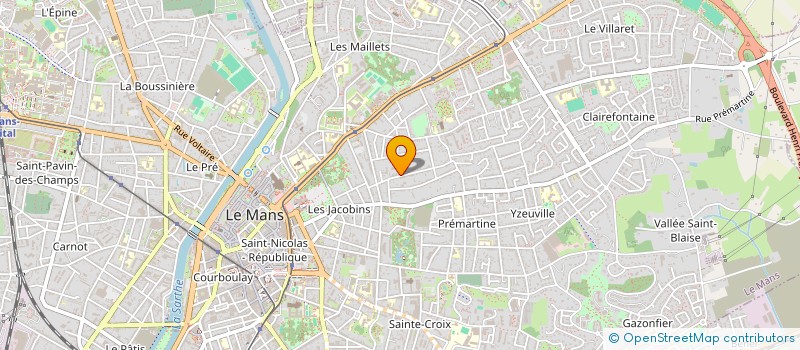 localisation de l'entreprise ICI ET MAINTENANT  LE MANS