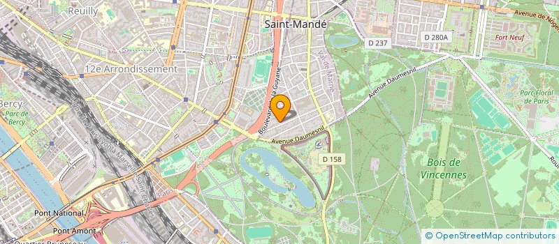 localisation de l'entreprise ICI ET MAINTENANT CONSEIL à SAINT-MANDE