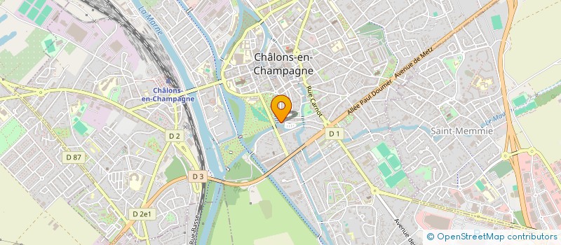 localisation de l'entreprise ICI ET MAINTENANT  THEATRE  CHALONS-EN-CHAMPAGNE