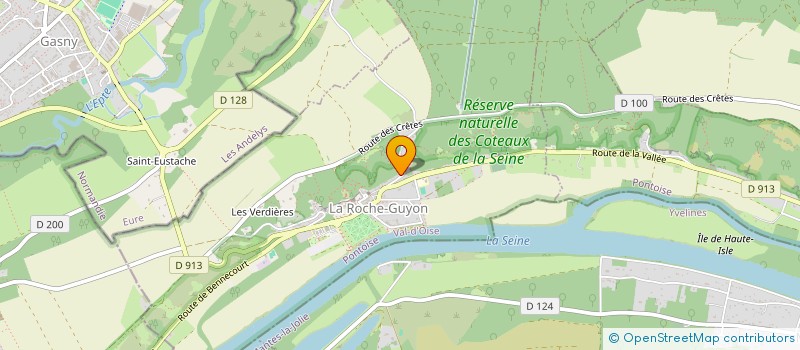 localisation de l'entreprise ICI ET PAS AILLEURS  LA ROCHE-GUYON