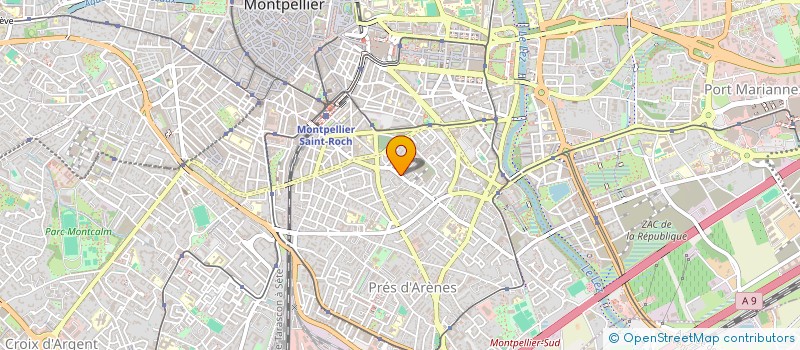 localisation de l'entreprise ICI & HIGHER à MONTPELLIER