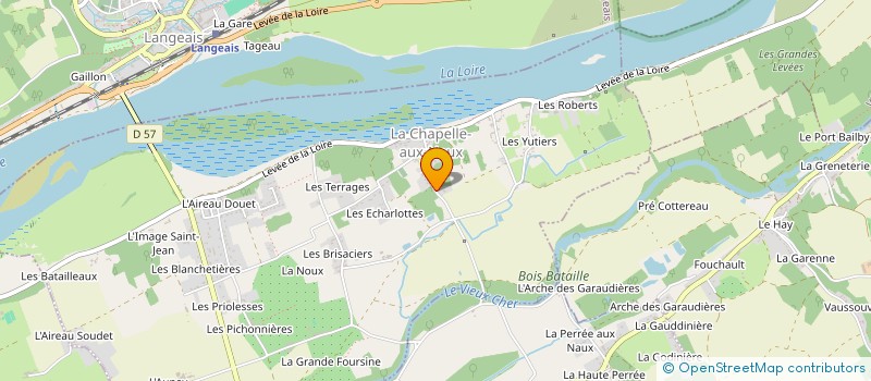 localisation de l'entreprise ICI & LA à LA CHAPELLE-AUX-NAUX