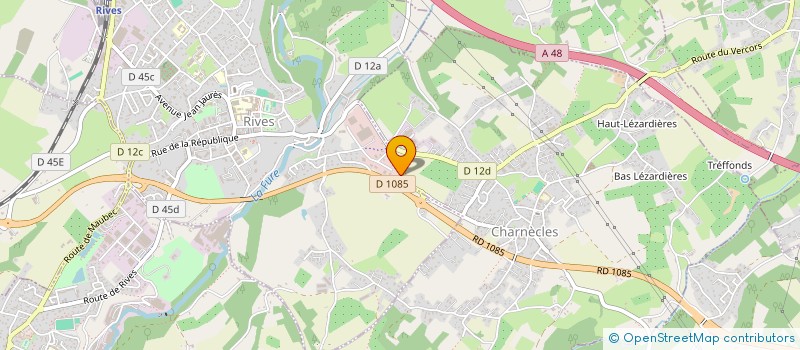 localisation de l'entreprise ICI & LA ARCHITECTE  CHARNECLES