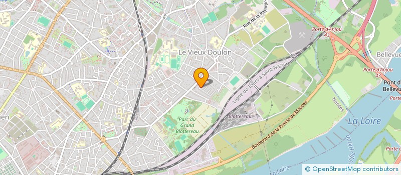 localisation de l'entreprise ICI LA-HAUT à NANTES