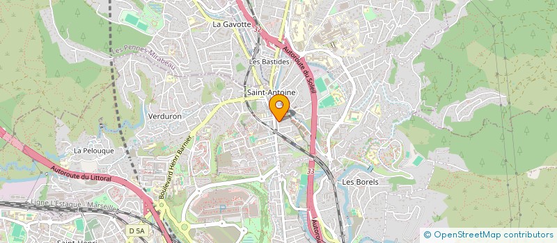 localisation de l'entreprise ICI LABA  MARSEILLE