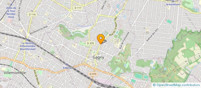 localisation de l'entreprise ICI MAINTENANT POUR DEMAIN ( IMD ) à GAGNY