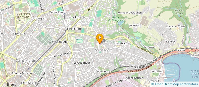 localisation de l'entreprise ICI MEME VISUEL à BREST