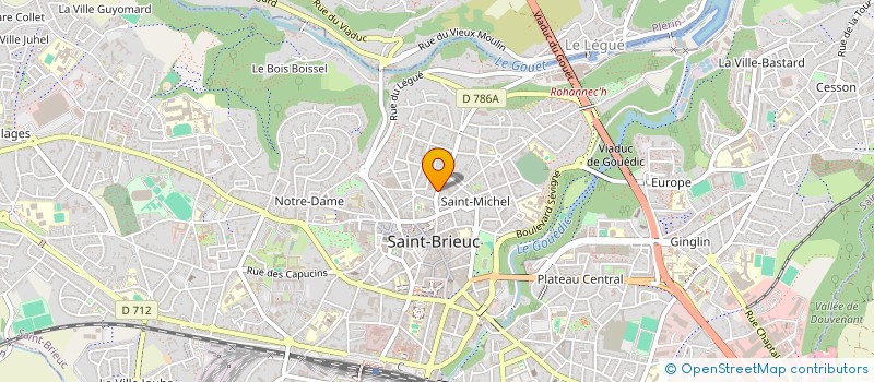 localisation de l'entreprise ICI OULABA à SAINT-BRIEUC