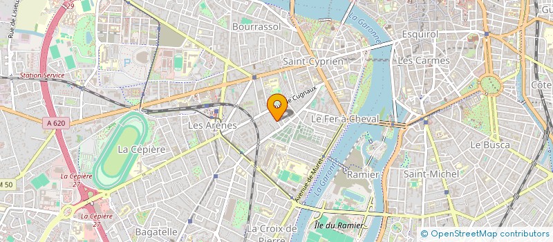 localisation de l'entreprise ICI PARIS à TOULOUSE