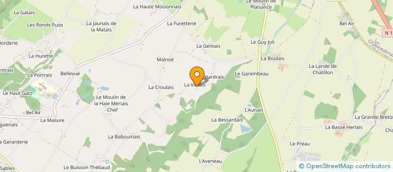 localisation de l'entreprise ICI TAXI  CORDEMAIS