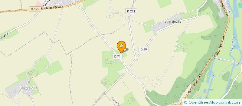 localisation de l'entreprise ICIA CONSEILS  CANY-BARVILLE