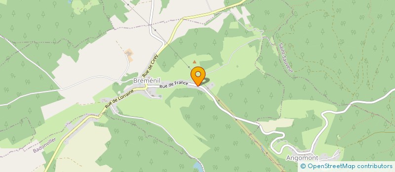 localisation de l'entreprise ICIAS LA RAVINELLE  BREMENIL