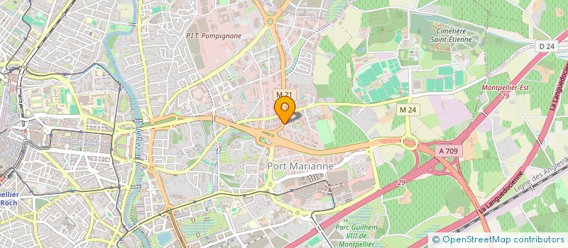 localisation de l'entreprise ICILUX ELECTRIC  MONTPELLIER