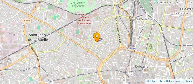 localisation de l'entreprise ICINORI EDITIONS à ORLEANS