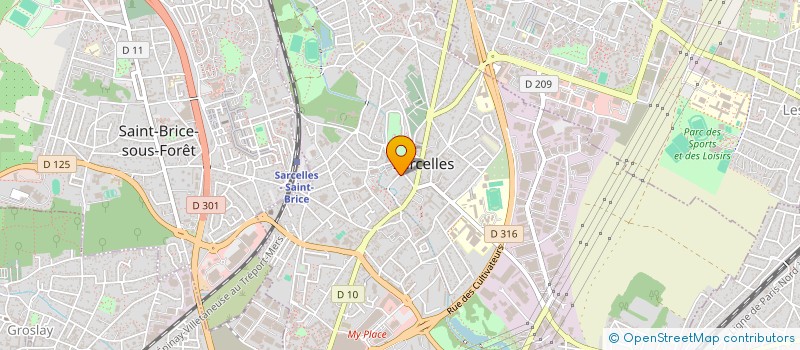 localisation de l'entreprise ICIR à SARCELLES