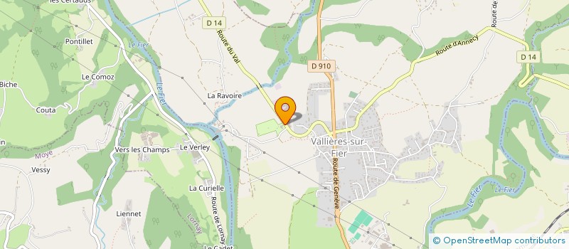 localisation de l'entreprise ICJ  VALLIERES-SUR-FIER