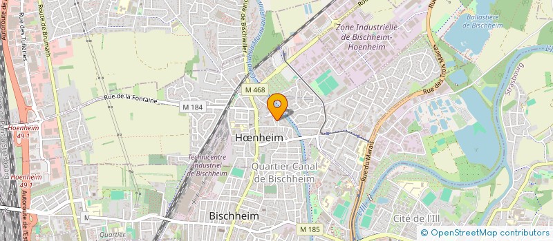 localisation de l'entreprise ICJV  HNHEIM