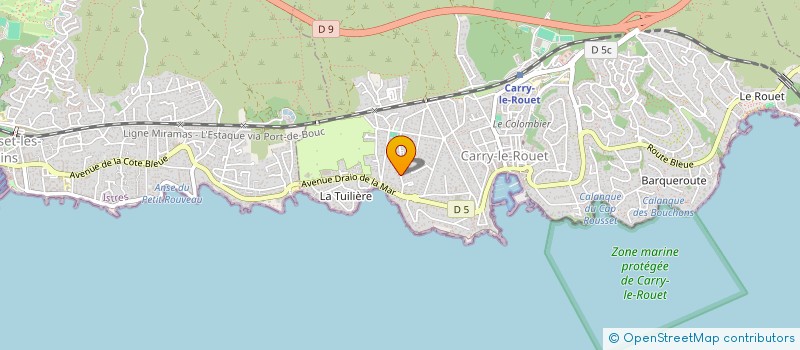 localisation de l'entreprise ICJVA  CARRY-LE-ROUET