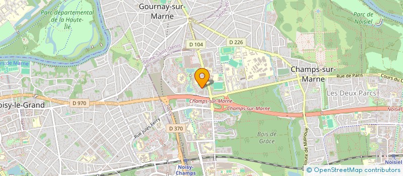 localisation de l'entreprise ICK CONSULTING à CHAMPS-SUR-MARNE