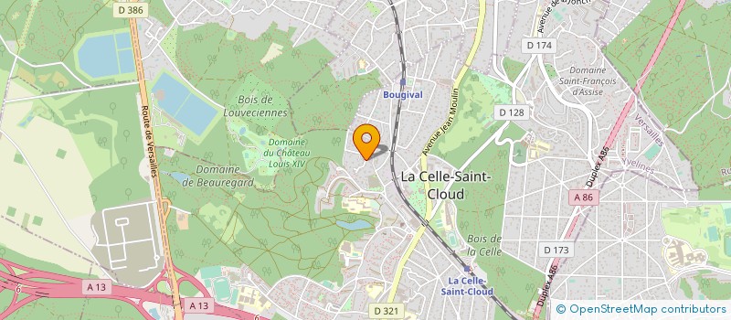 localisation de l'entreprise ICK CONSULTING  LA CELLE-SAINT-CLOUD