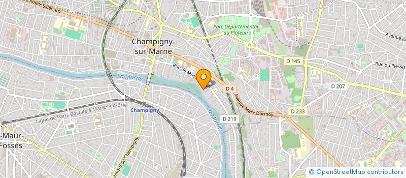 localisation de l'entreprise ICK IMMOBILIER à CHAMPIGNY-SUR-MARNE