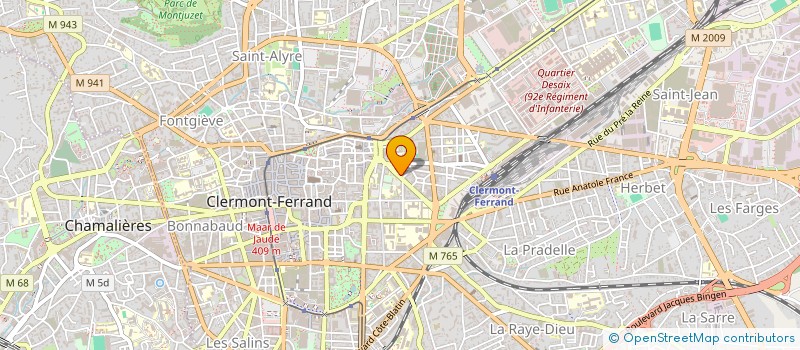 localisation de l'entreprise ICKONE  CLERMONT-FERRAND